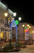 Holiday decorations of Sovetskaya street Brest. Belarus