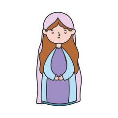 Sticker - holy mary manger nativity, merry christmas