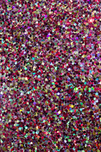 Macro Abstract Multi Color Bright Confetti Glitter Texture Background