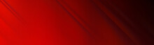 Red Background For Wide Banner
