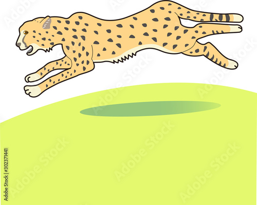 走る チーター リアル イラスト 草原 躍動感 シンプル 明るい 野生動物 Stock Vector Adobe Stock 走る チーター リアル イラスト 草原 躍動感 シンプル 明るい 野生動物 Stock Vector Adobe Stock