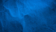 Bright Blue Abstract Grunge Background Navy Blue Paper Wall Background.