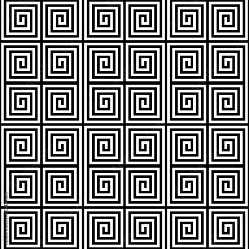 Seamless greek spiral pattern. Geometric texture.