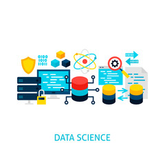 Wall Mural - Data Science Vector Concept