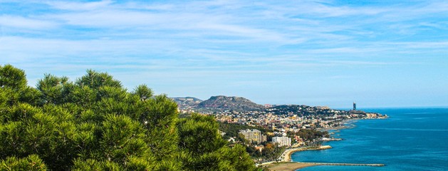 view of an island in the sea