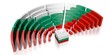 Parliament election in Bulgaria - 3D rendering