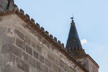 Wall Mural - architectural detail of the cathedral basilica Our Lady of the Assumption of Evora