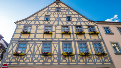 Wall Mural - Typical Bamberg colored building