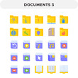 Flat Icons Pack for UI. Pixel perfect vector icon set for web design and website application.