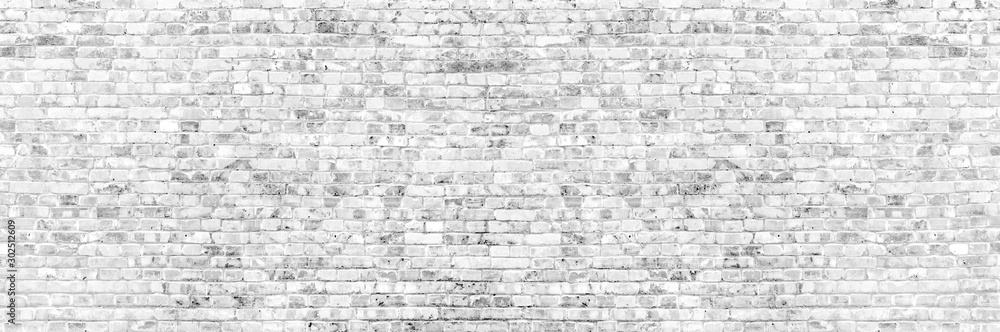 brick wall of grey color - obrazy, fototapety, plakaty 
