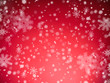 © daphnusia - Snowflakes in red textured background