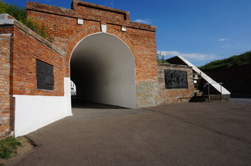 Wall Mural - stone arch in the city