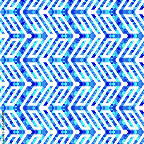 Abstract seamless geometric pattern. Images for the design of home textiles a...