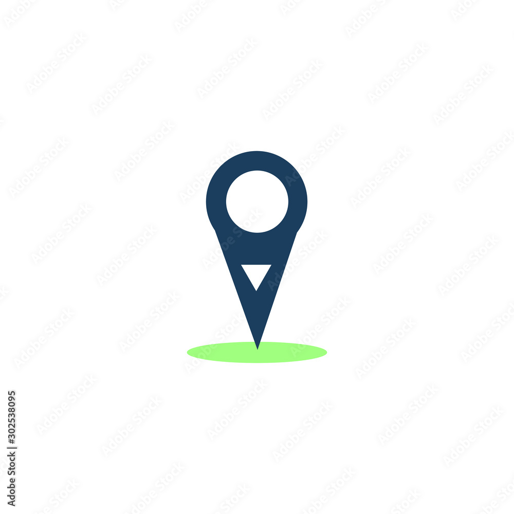 map point, signs, placeholder, maps and location, icon symbol vector ...