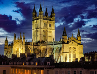 Canvas Print - Bath Abbey church