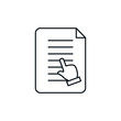 © Stockgiu - Isolated document icon line design