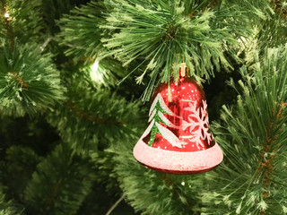 Christmas ornaments on the Christmas tree