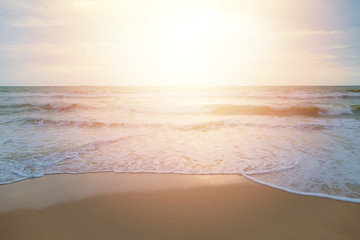 Sand wave at the beach