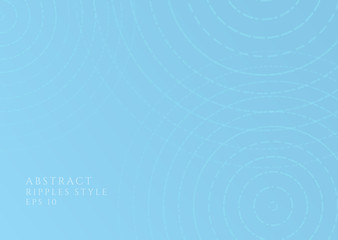 Wall Mural - abstract ripple background blue clean design minimal wave modern concept