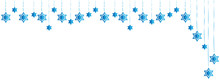 Jewish Hanging Star Of David Blue White Banner Asymmetric Background