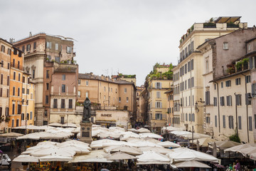 Campo de Fiori in Rome, maybe its best market place