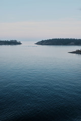 Wall Mural - Views of the sea with islands and archipelagos