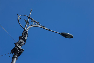 City of Naples Italy. Campagnia. Streetlight