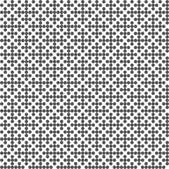 Wall Mural - Abstract geometric seamless pattern. Dotted black and white halftone background. For wallpapers, textile design