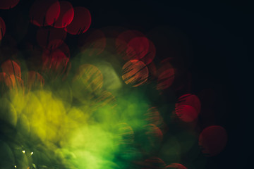 Poster - Beautiful abstract optical light bokeh  on a glow background.