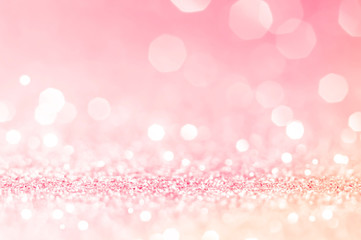 pink gold, pink bokeh,circle abstract light background,pink gold shining lights, sparkling glitterin