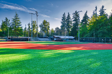 2019-08-28 BASEBALL DIAMOND IN LATE SUMMER