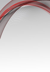 Abstract white, black and and red background waves. Bright abstract background.