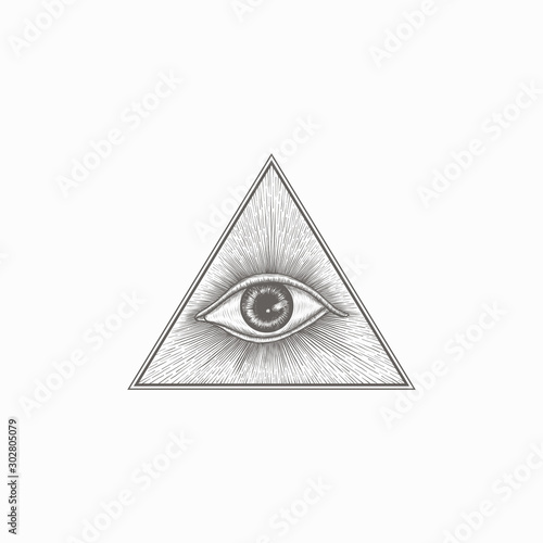 All Seeing Eye Drawing Illustration Buy This Stock Vector And Explore Similar Vectors At Adobe Stock Adobe Stock