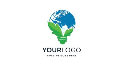 Wall Mural - Logo designs green global energy