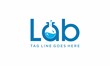 lab science technology logo designs 