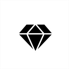 Wall Mural - Diamond icon in trendy flat style isolated on background. Diamond icon page symbol for your web site design Diamond icon logo, app, UI. Diamond icon Vector illustration, EPS10.