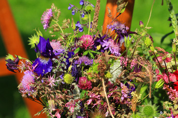 Sticker - meadow flowers as very nice summer texture