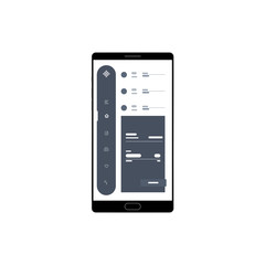 Wall Mural - web design. website template for tablet. elements for mobile and web applications. user interface ui