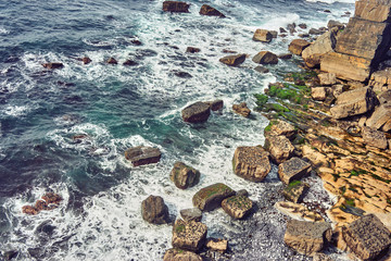 sea and rocks