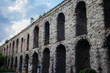 Valens Aqueduct that remains from Byzantium in Fatih, Istanbul / Turkey