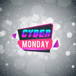 © antartstock - Cyber Monday sale sticker. Discount banner. Special offer sale tag. Vector illustration
