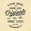NYC. Vintage Textured Design for T Shirt. Print, Logo, Poster. Vector Illustration.