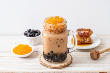 Taiwan milk tea with bubble