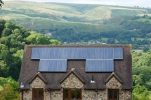 Solar Panels On Roof Of House UK