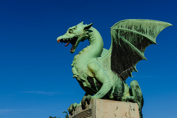 Lubiana, Slovenia, ponte dei draghi