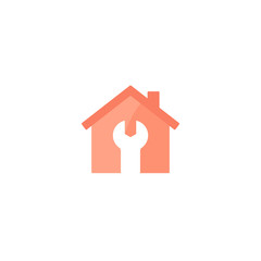 Sticker - house maintenance service, logo icon