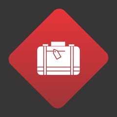 Wall Mural -  Briefcase icon for your project