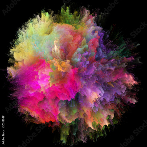 Virtual Color Splash Explosion