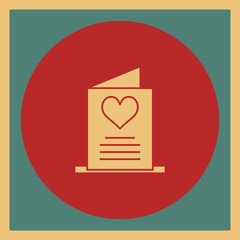 Sticker -  Love Document icon for your project