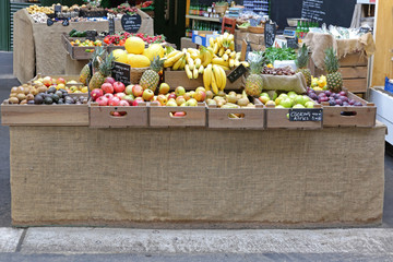 Wall Mural - Market Stall